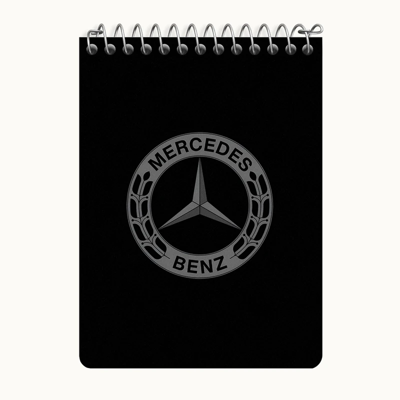 دفتر یادداشت 50 برگ خندالو طرح مرسدس بنز (Mercedes Benz) کد N7557