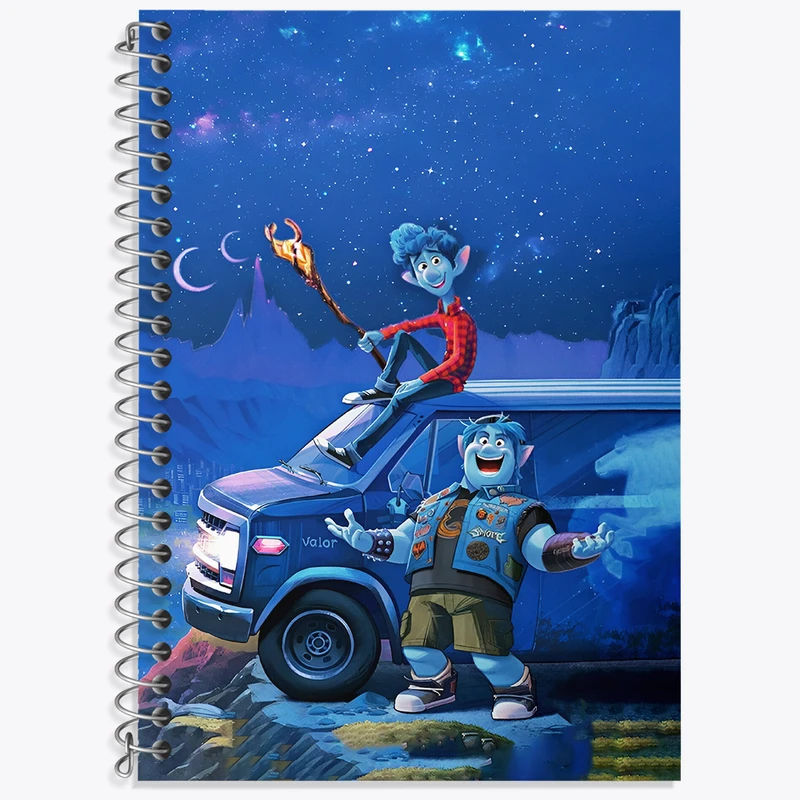 دفتر زبان 50 برگ خندالو مدل دو خط طرح به پیش (Onward) کد F4866