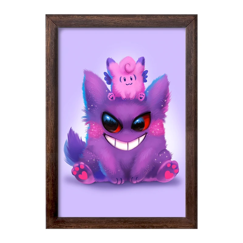 تابلو خندالو طرح گنگار پوکمون  کد 17306