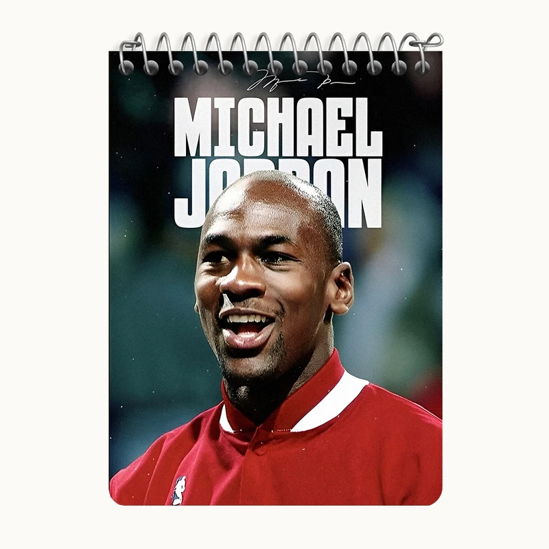 دفتر یادداشت 50 برگ خندالو طرح مایکل جردن (Michael Jordan) کد N9482