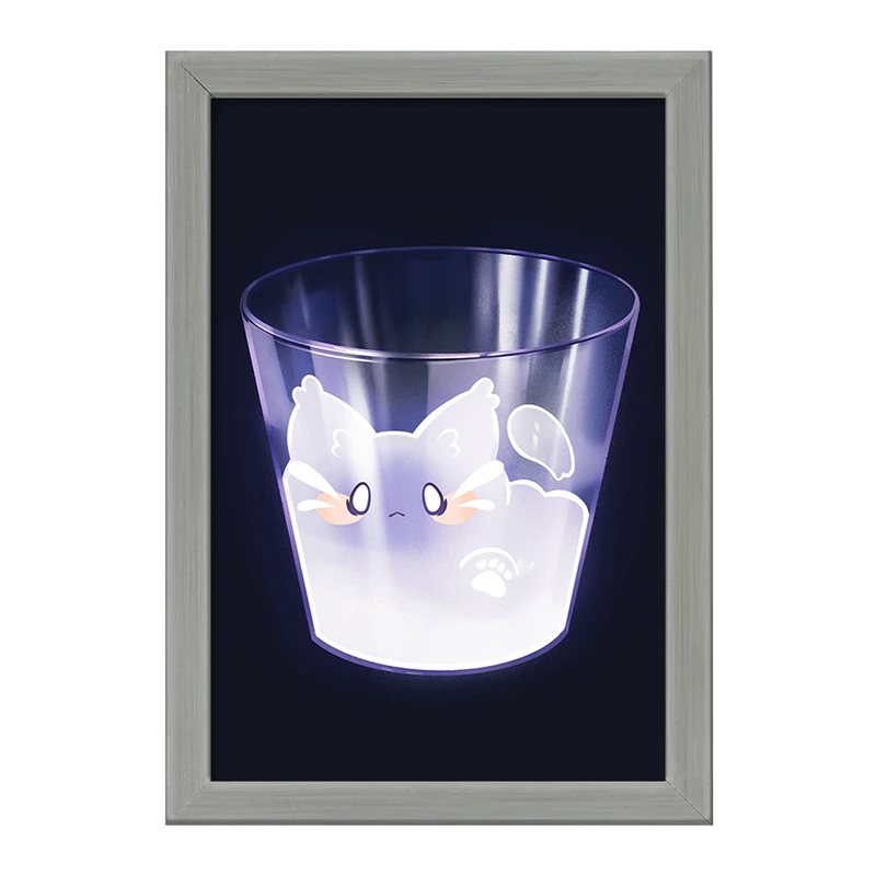 تابلو خندالو طرح گربه حیوانات بامزه  کد 21046