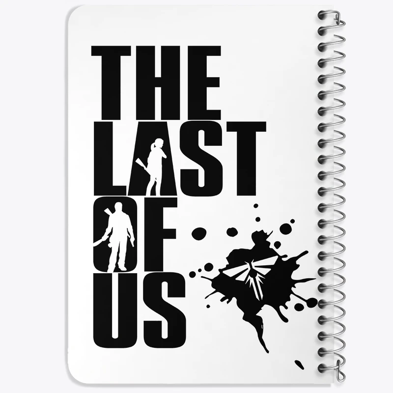 دفتر یادداشت 50 برگ خندالو طرح (The Last Of Us) آخرین بازمانده از ما کد N9319