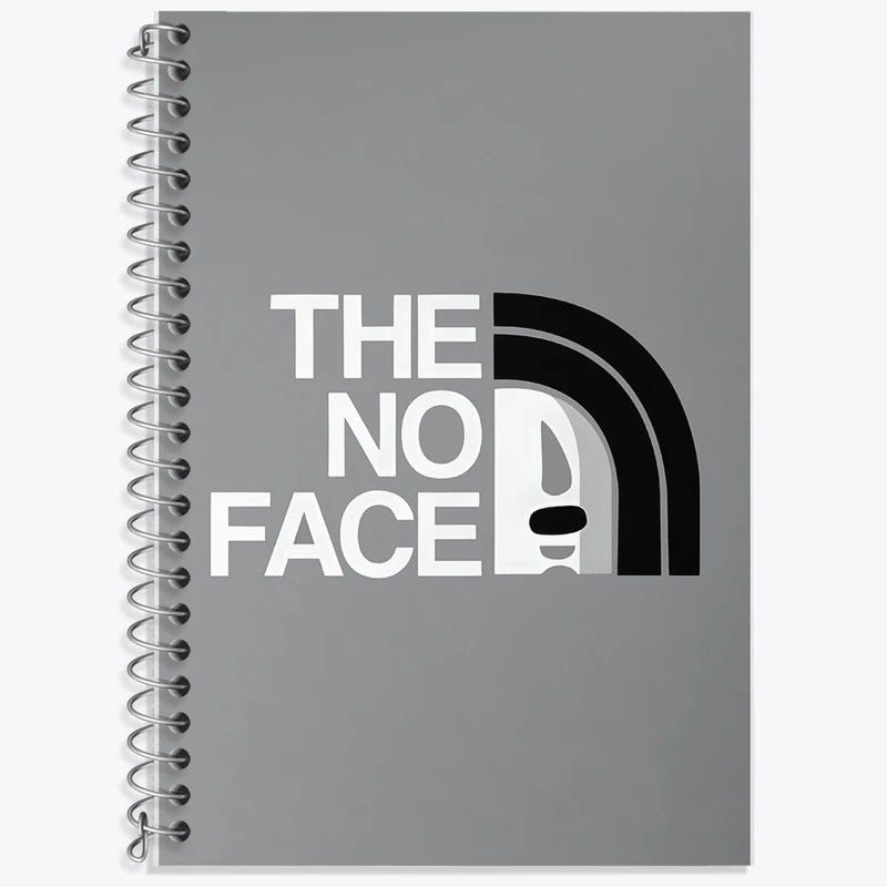دفتر لغت 50 برگ مدل The No Face کد F10633