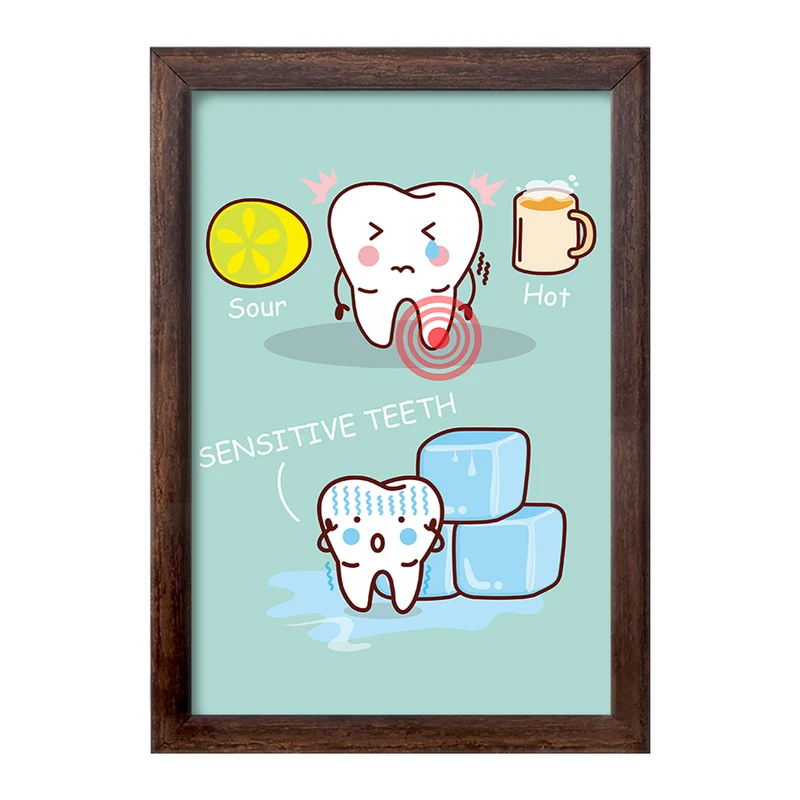 تابلو خندالو طرح دندان و دندان پزشکی کودکانه کد 36744