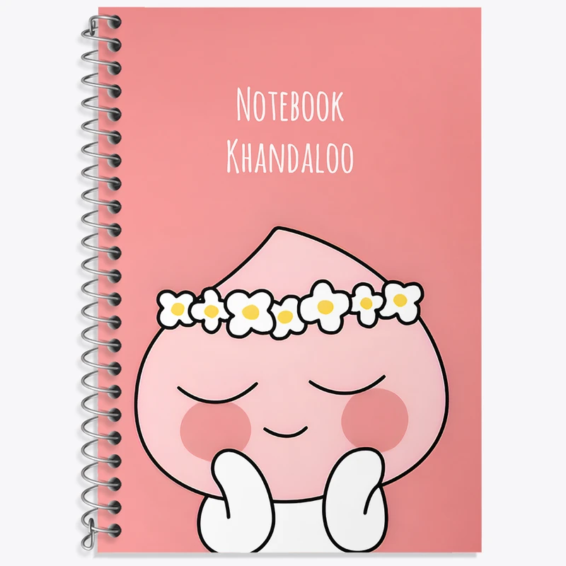 دفتر نت موسیقی 50 برگ خندالو طرح شکوفه گل کیوت کد N7154