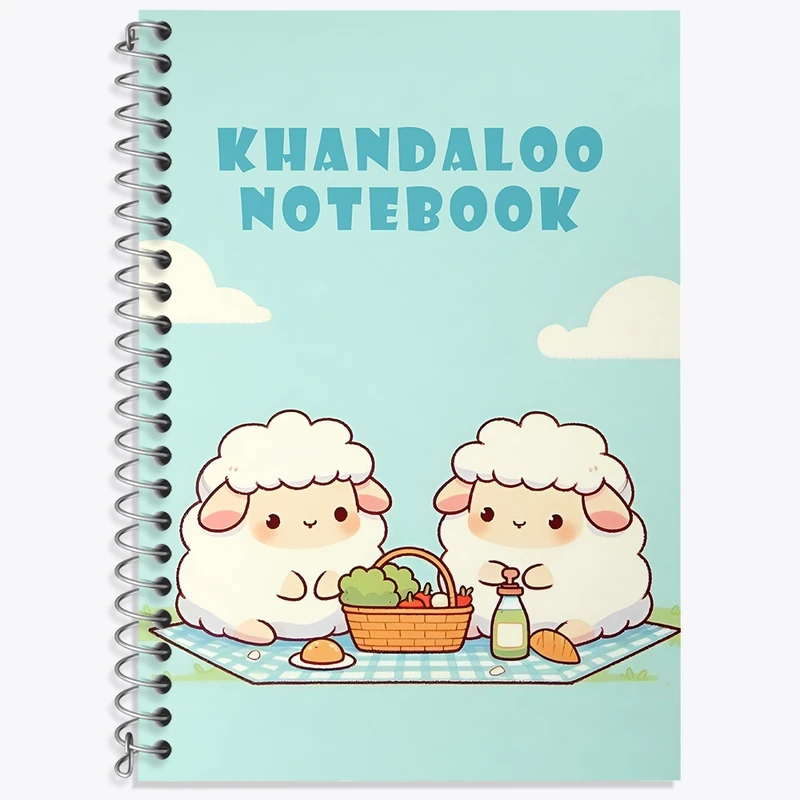 دفتر لغت 50 برگ خندالو طرح گوسفند های کیوت کد N8453