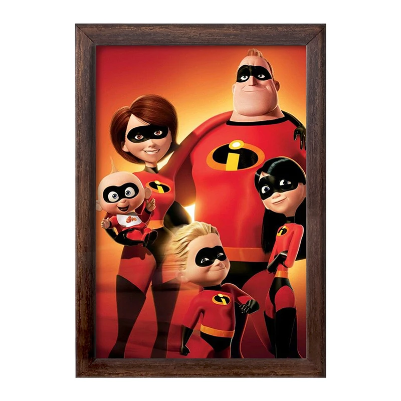 تابلو خندالو طرح شگفت انگیزان The Incredibles  کد 1841