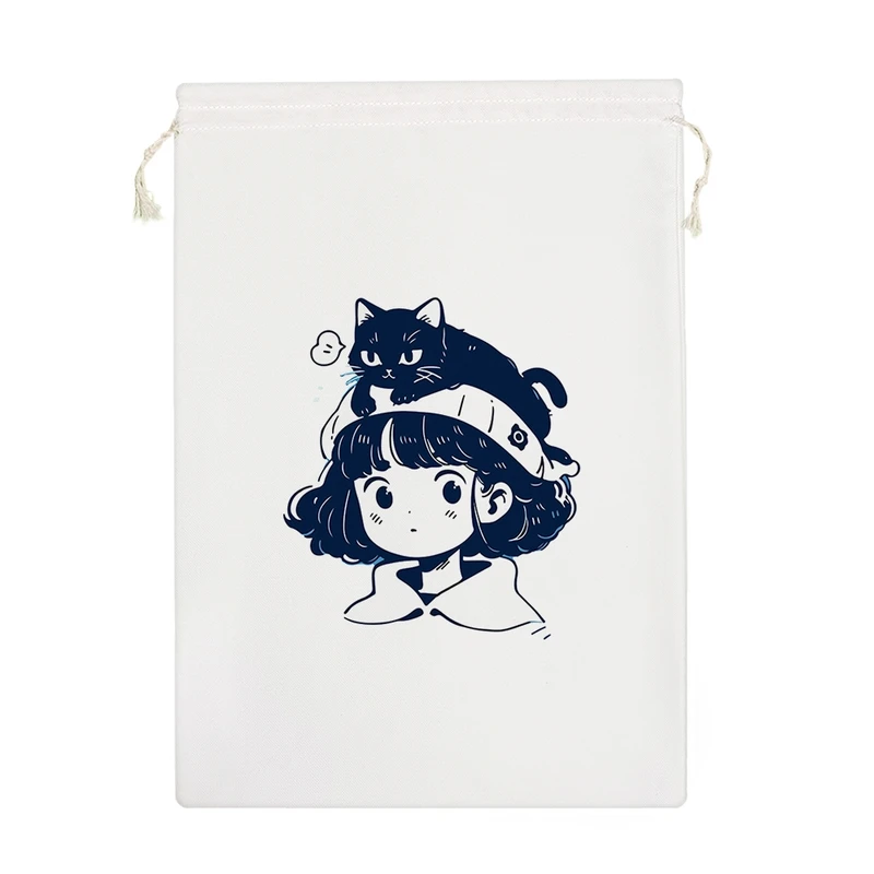 نظم دهنده خندالو مدل دختر بچه و گربه کد 8259-M