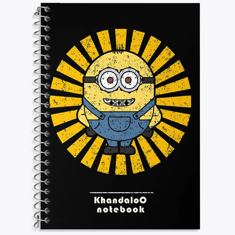 دفتر نت موسیقی 50 برگ خندالو طرح مینیون ها (Minions) کد N9460