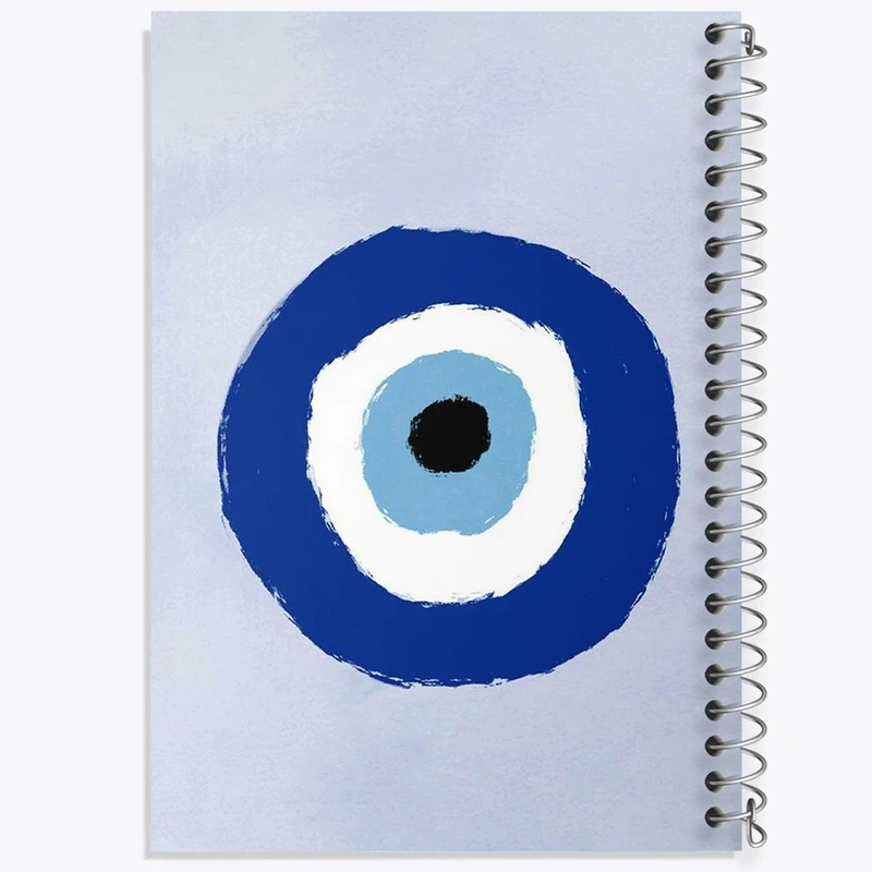 دفتر طراحی 50 برگ خندالو طرح چشم نظر  کد 22015