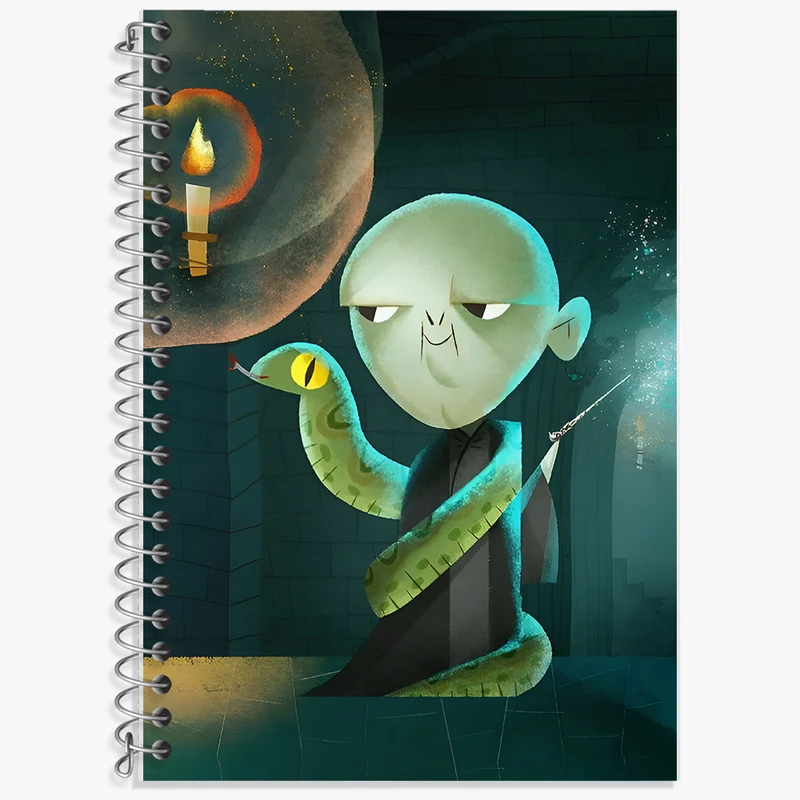 دفتر زبان 50 برگ خندالو مدل دو خط طرح هری پاتر (Harry Potter) کد F12691