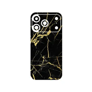 MAHOOT Graphite_Gold_Marble Cover Sticker for Apple iPhone 17 Pro