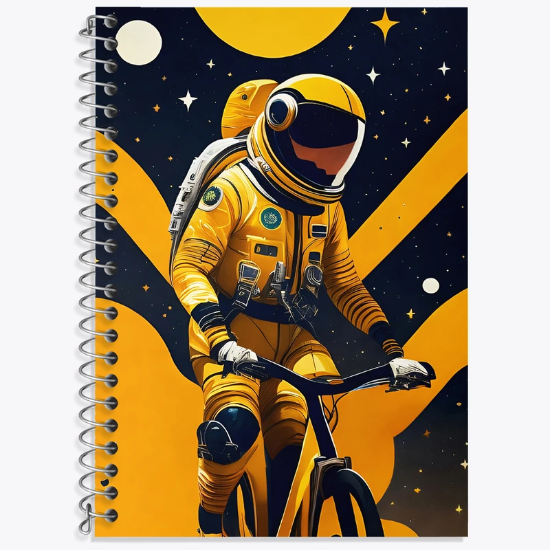 دفتر نت موسیقی 50 برگ خندالو طرح فضانورد کد F4579