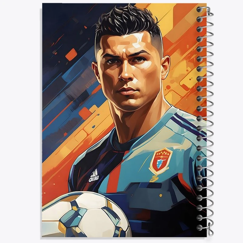 دفتر شطرنجی 50 برگ خندالو طرح کریستیانو رونالدو کد F11978