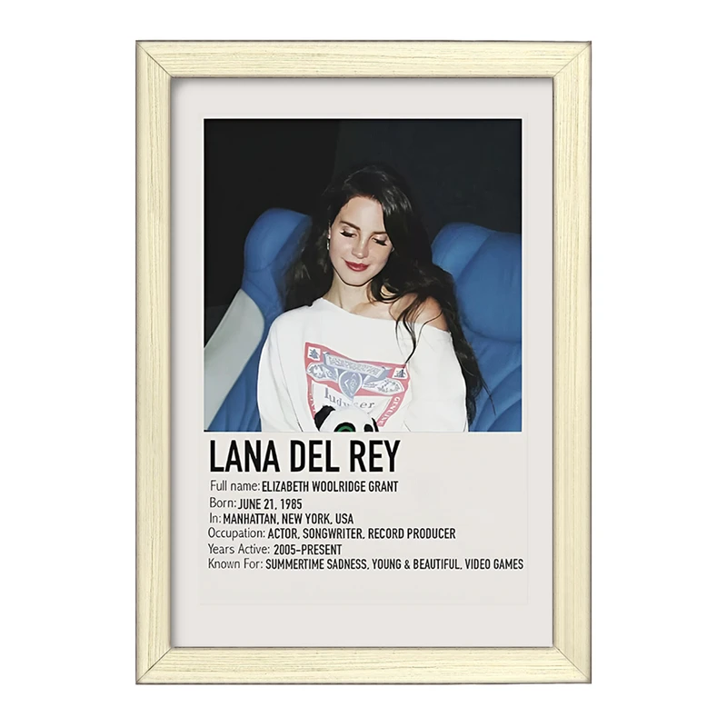 تابلو خندالو طرح لانا دل ری (Lana Del Rey) کد F13154