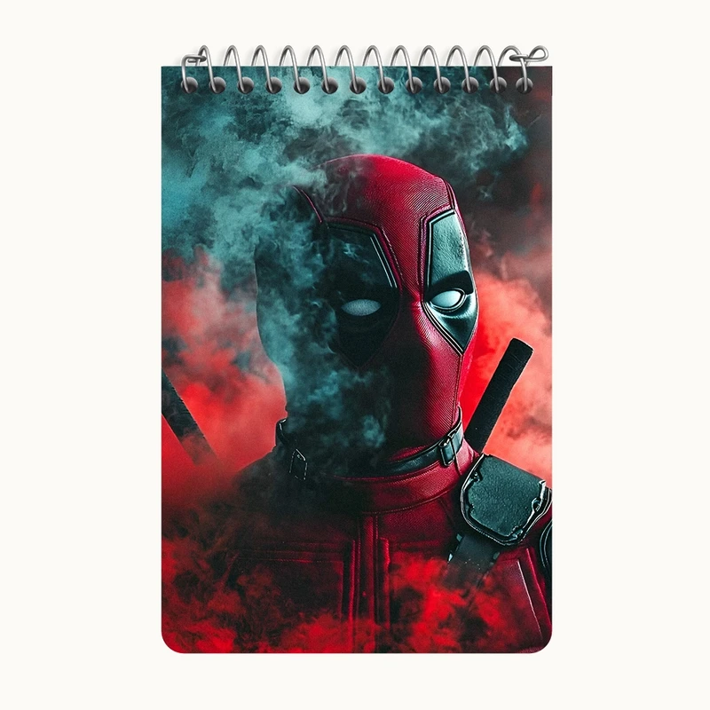 دفتر یادداشت 50 برگ خندالو طرح ددپول مارول (Marvel) کد F10751