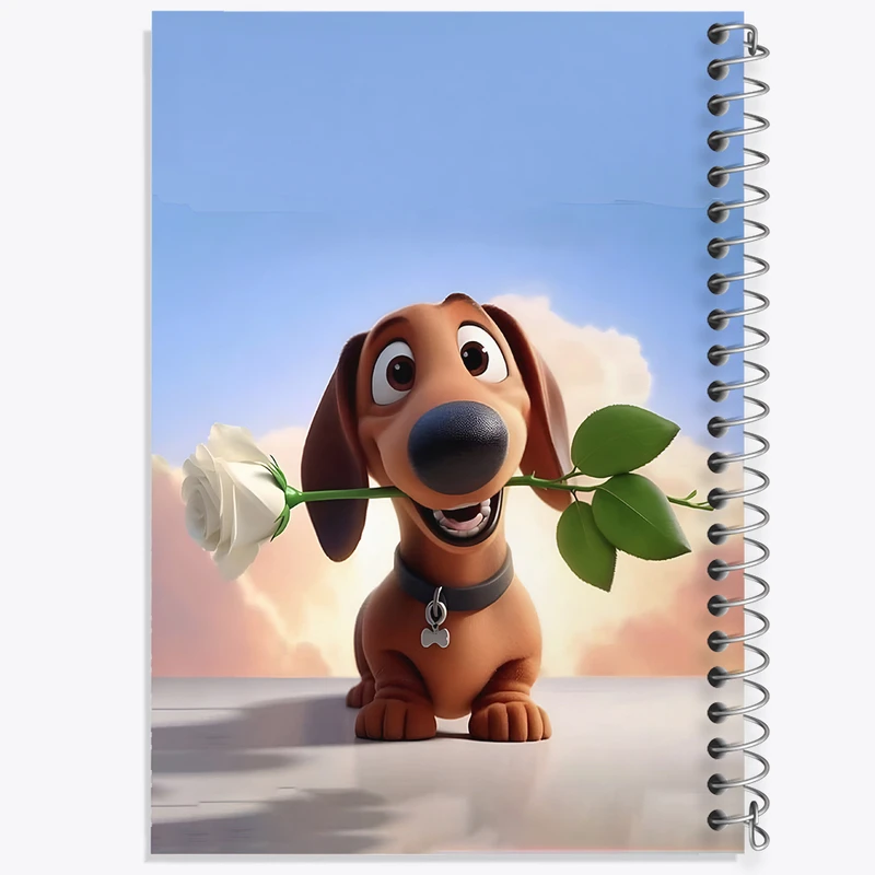 دفتر نقاشی 50 برگ خندالو طرح سگ (Dog) کد N6395