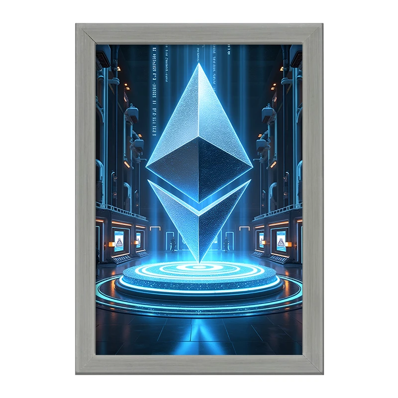 تابلو خندالو طرح اتریوم (Ethereum) کد F10612