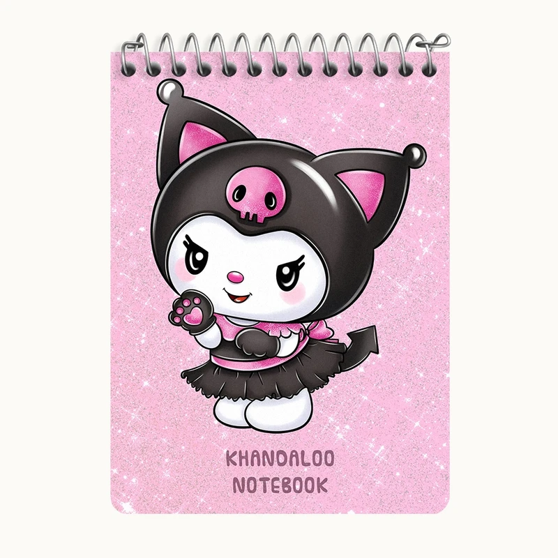 دفتر یادداشت 50 برگ خندالو طرح کرومی (Kuromi) کد N9024