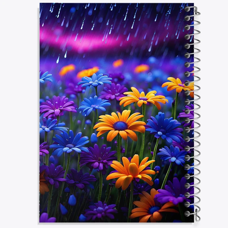 دفتر طراحی 50 برگ خندالو طرح گل گلی کد N4405