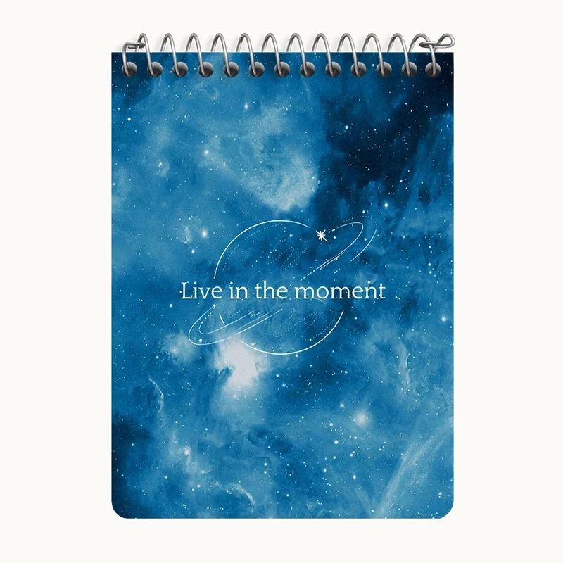 دفتر یادداشت 50 برگ خندالو طرح فضایی کد N7483