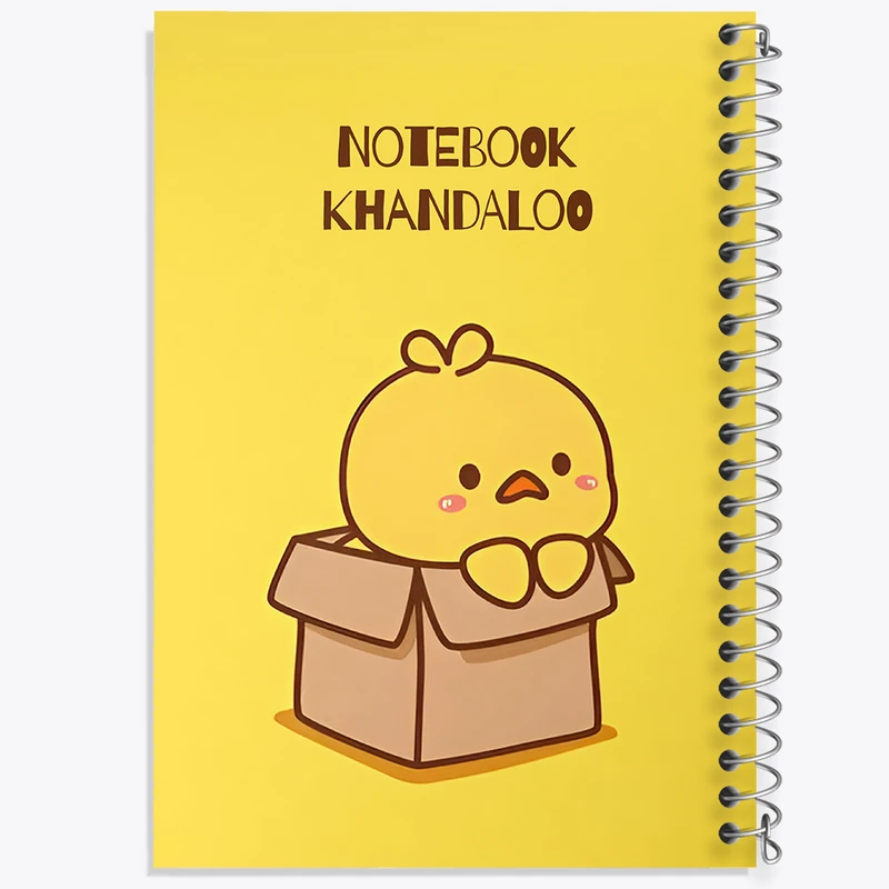 دفتر نقاشی 50 برگ خندالو طرح جوجه بامزه کد N7200