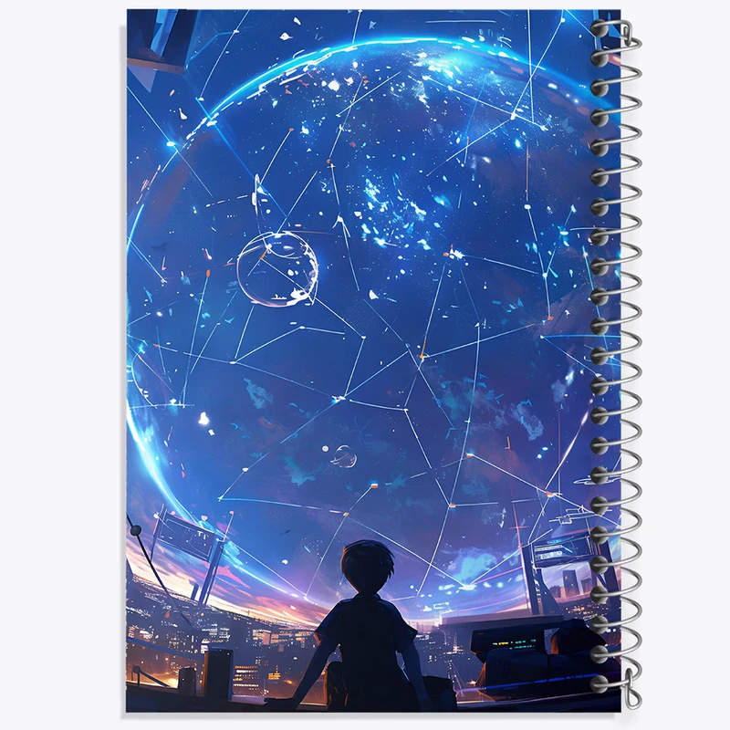 دفتر نقاشی 50 برگ خندالو طرح آسمان شب کد F9238