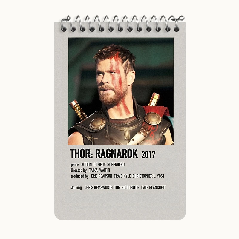 دفتر یادداشت 50 برگ خندالو طرح ثور (Thor) کد F13416