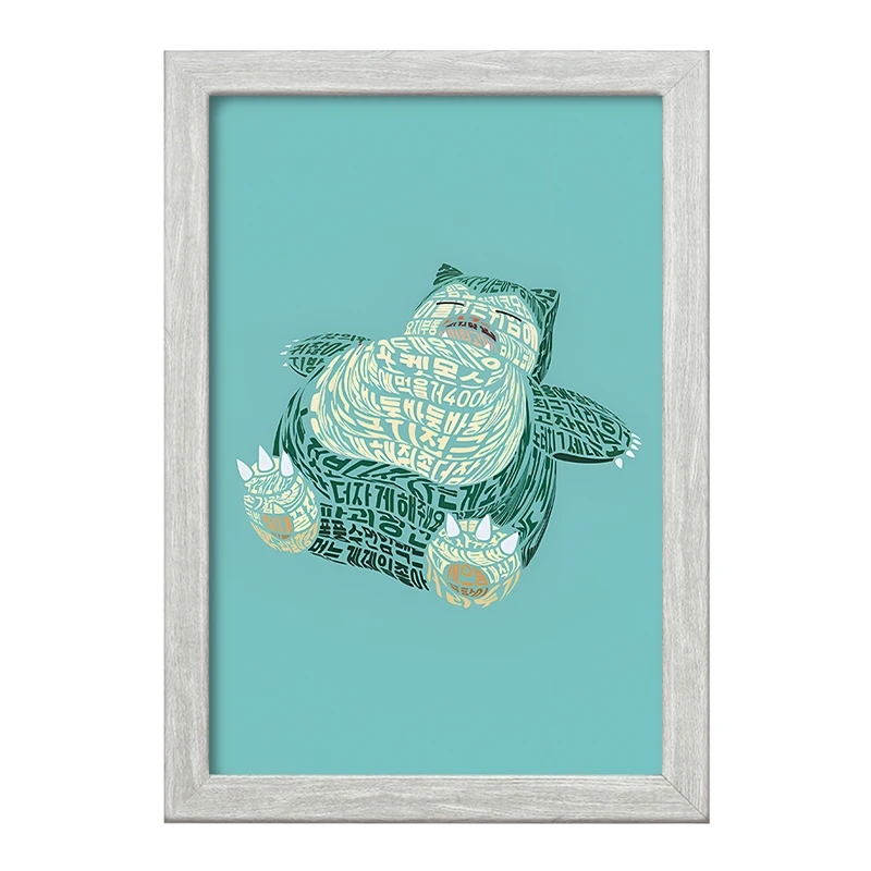 تابلو خندالو طرح رافلت پوکمون کد F4281