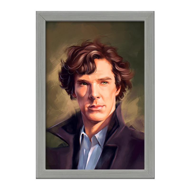 تابلو خندالو طرح شرلوک هولمز کد F872