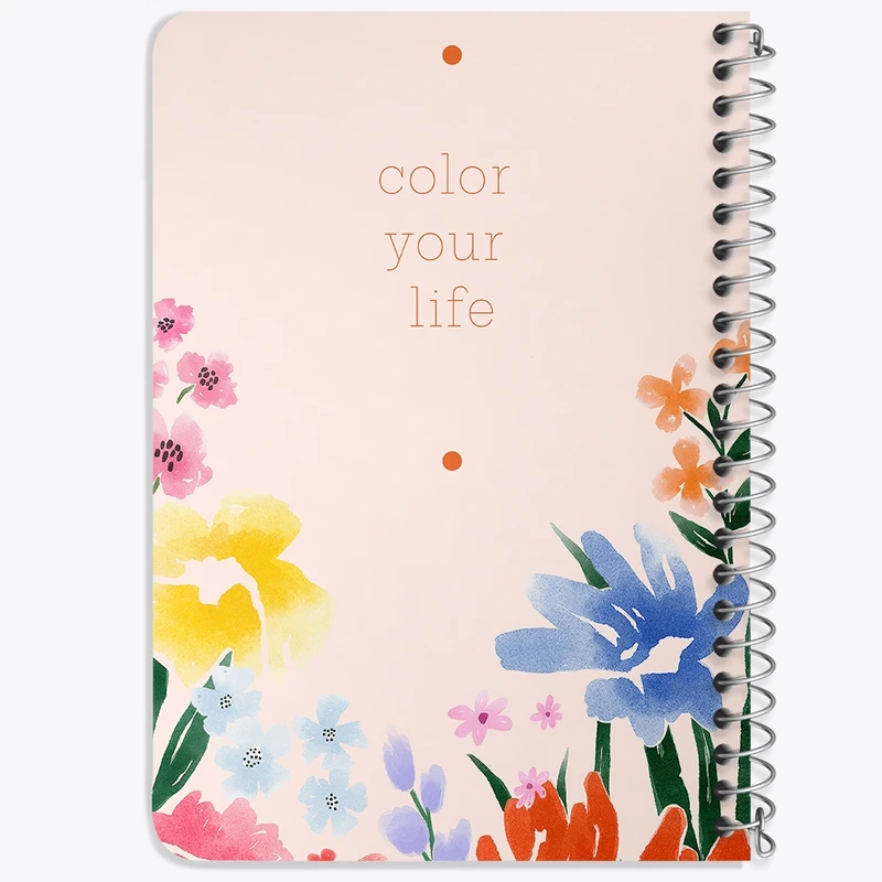 دفتر یادداشت 50 برگ خندالو طرح Color Your Life کد N2315