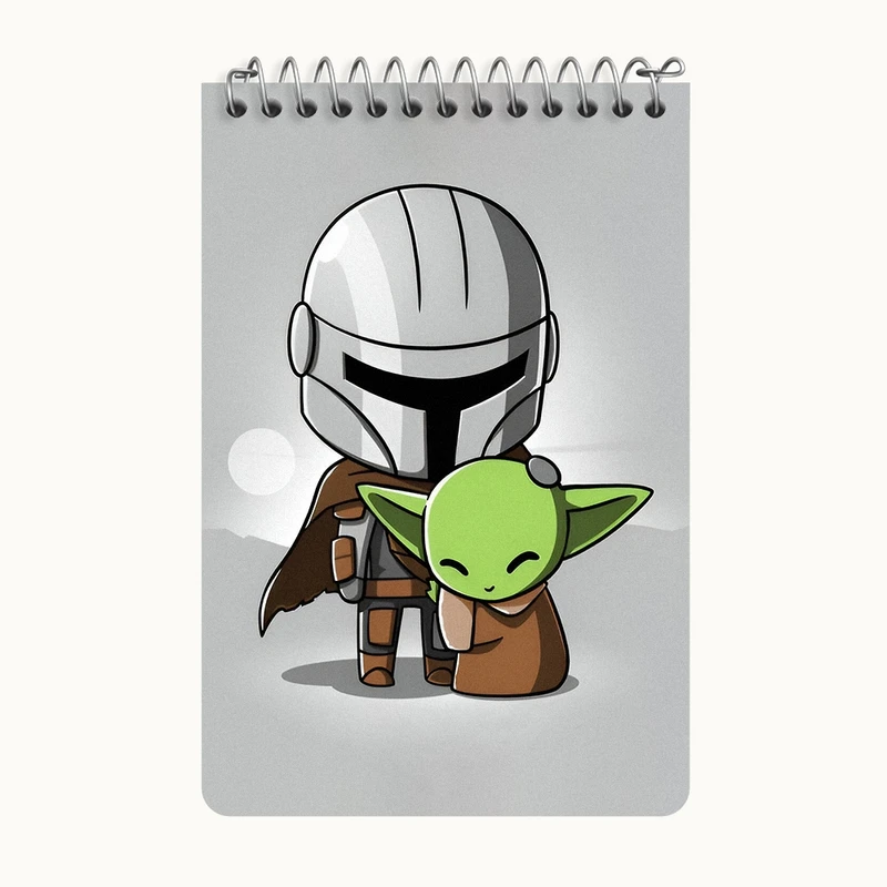 دفتر یادداشت 50 برگ خندالو طرح جنگ ستارگان کد F3367