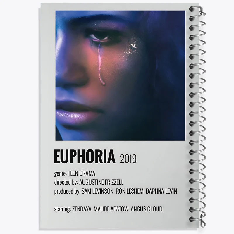 دفتر نقاشی 50 برگ خندالو طرح سرخوشی (Euphoria) کد F13281