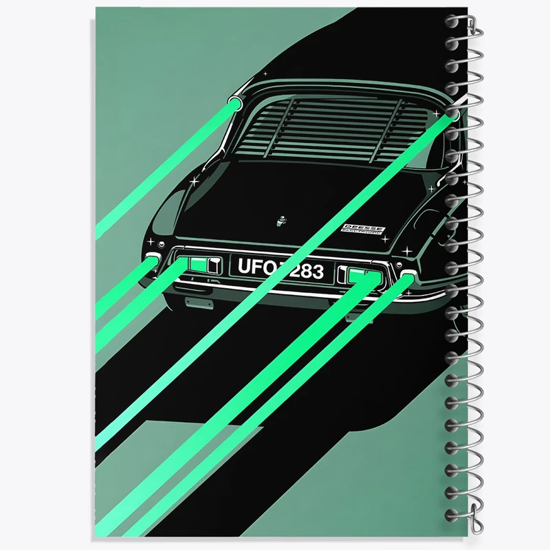 دفتر نقاشی 50 برگ خندالو طرح ماشین کلاسیک کد F4959