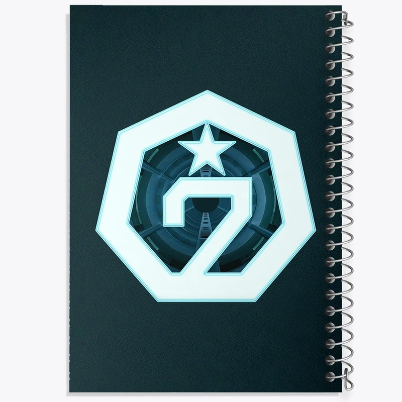 دفتر طراحی 50 برگ خندالو طرح گروه گات سون GOT7  کد 11646