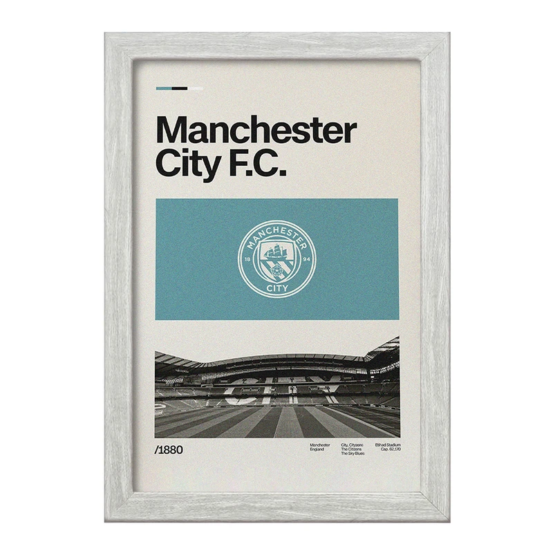 تابلو خندالو طرح منچستر سیتی (Manchester City) کد F13881