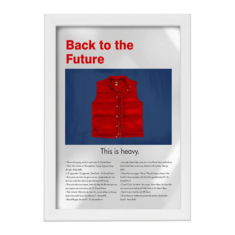 تابلو خندالو طرح بازگشت به آینده (Back to the Future) کد F13835