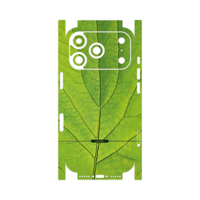 برچسب پوششی ماهوت مدل Leaf_Texture-FullSkin مناسب برای گوشی موبایل اپل iPhone 17 Pro