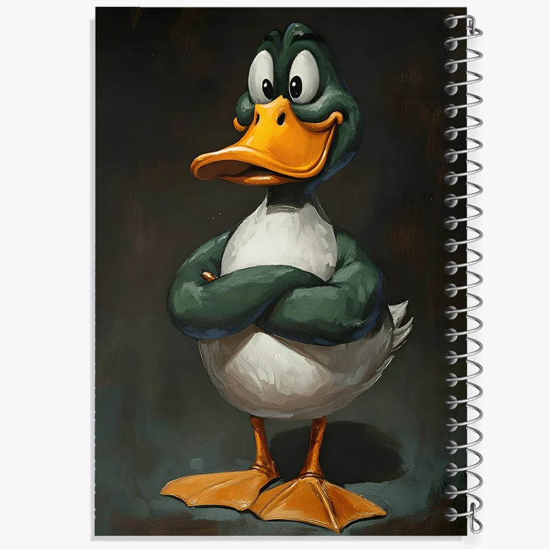 دفتر لیست خرید 50 برگ خندالو طرح اردک کد F11783