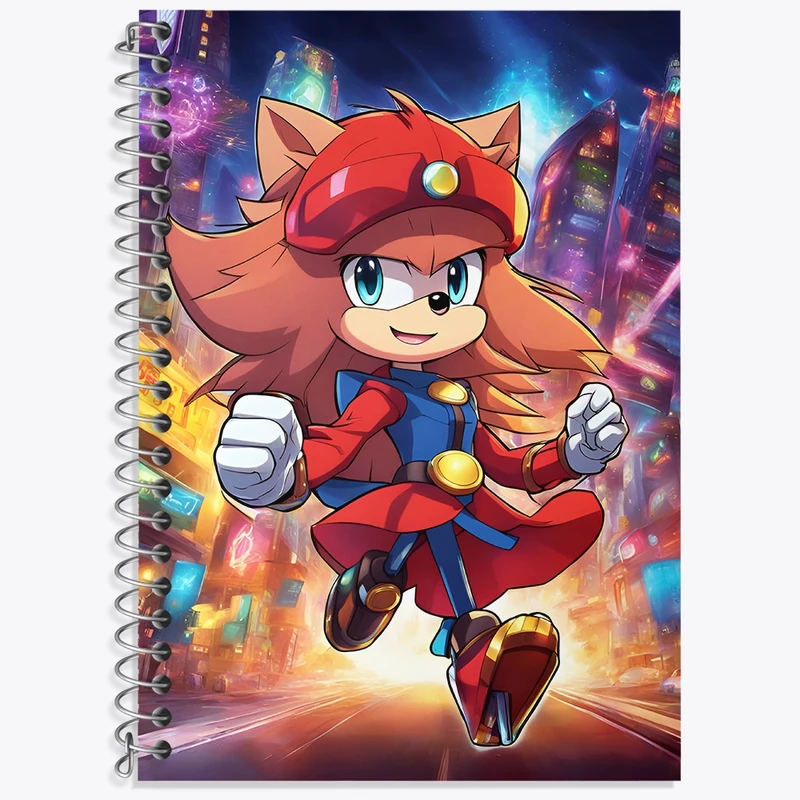 دفتر لغت 50 برگ خندالو طرح سونیک (Sonic) کد N8018