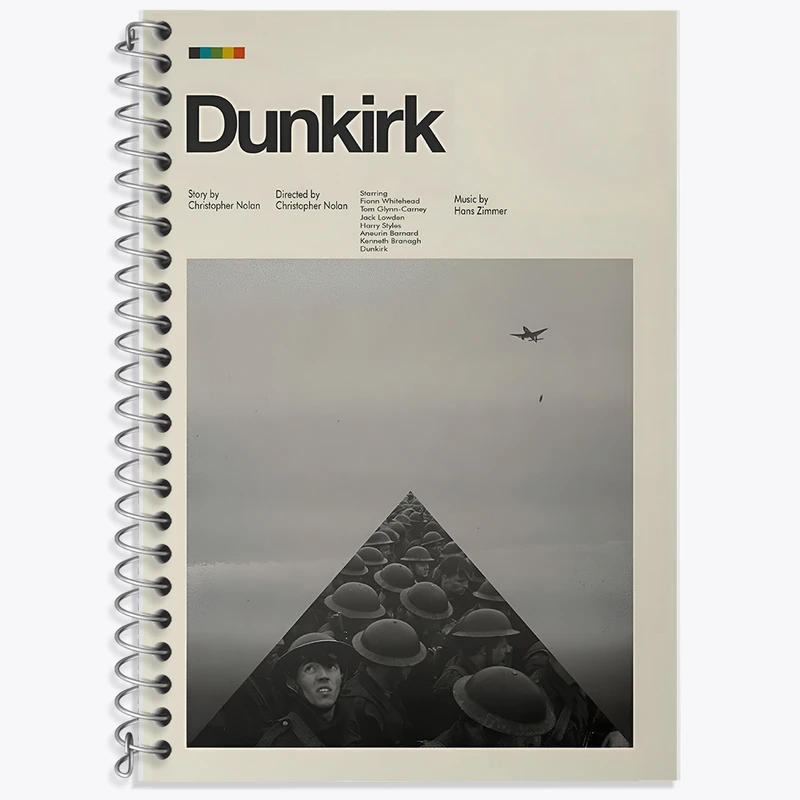 دفتر لغت 50 برگ خندالو طرح دانکرک (Dunkirk) کد F13852