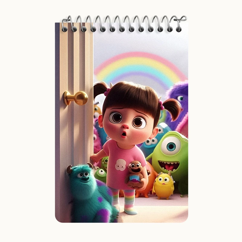 دفتر یادداشت 50 برگ خندالو طرح بو کارخانه هیولاها کد F10677