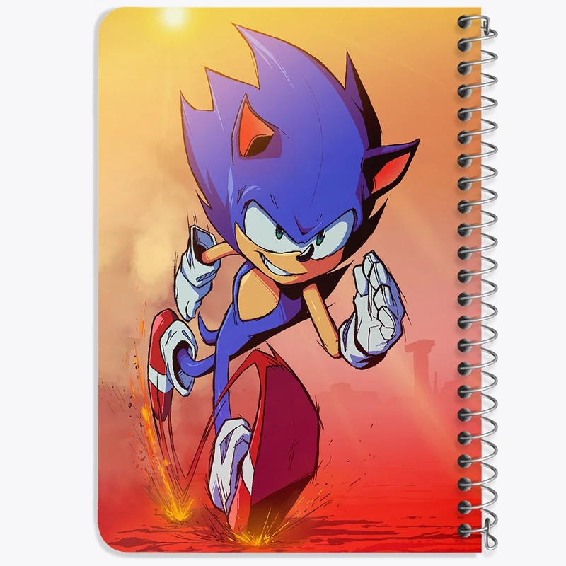 دفتر یادداشت 50 برگ خندالو طرح سونیک (Sonic) کد 37032
