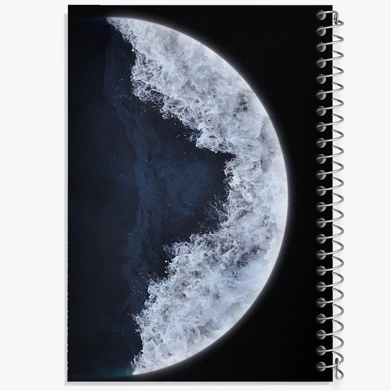 دفتر مشق 50 برگ خندالو طرح موج دریا کد F4060