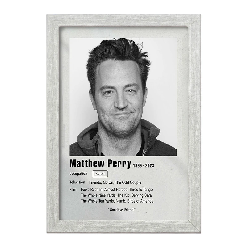 تابلو خندالو طرح متیو پری (Matthew Perryi) کد F11927