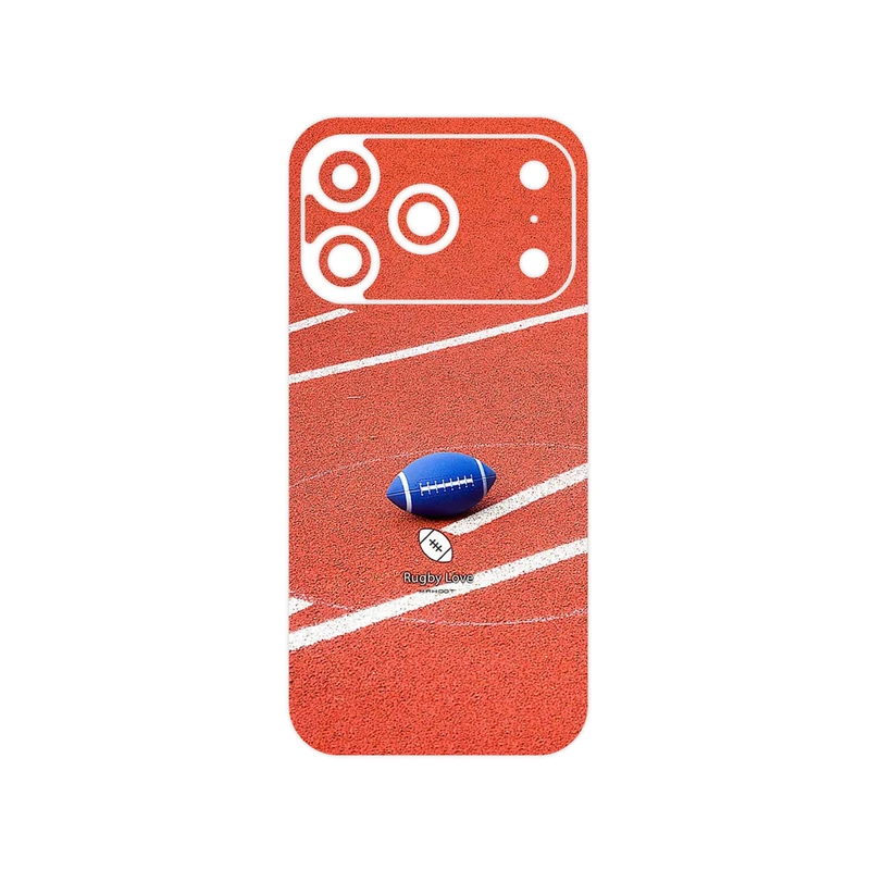 برچسب پوششی ماهوت مدل Rugby football مناسب برای گوشی موبایل اپل iPhone 17 Pro