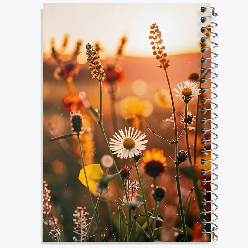 دفتر ژورنال نویسی 50 برگ خندالو مدل نقطه ای طرح گل کد F10923