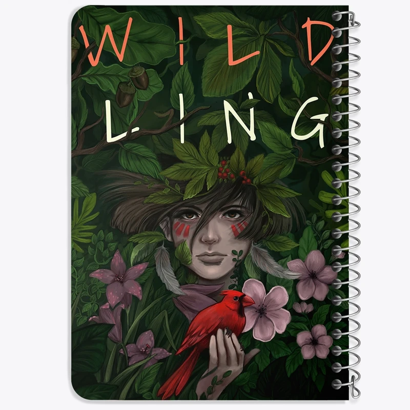 دفتر یادداشت 50 برگ خندالو طرح Wild ling کد F687