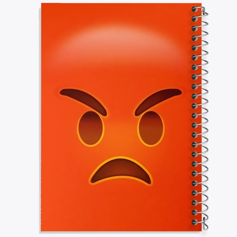 دفتر طراحی 50 برگ خندالو طرح ایموجی Emoji  کد 1298