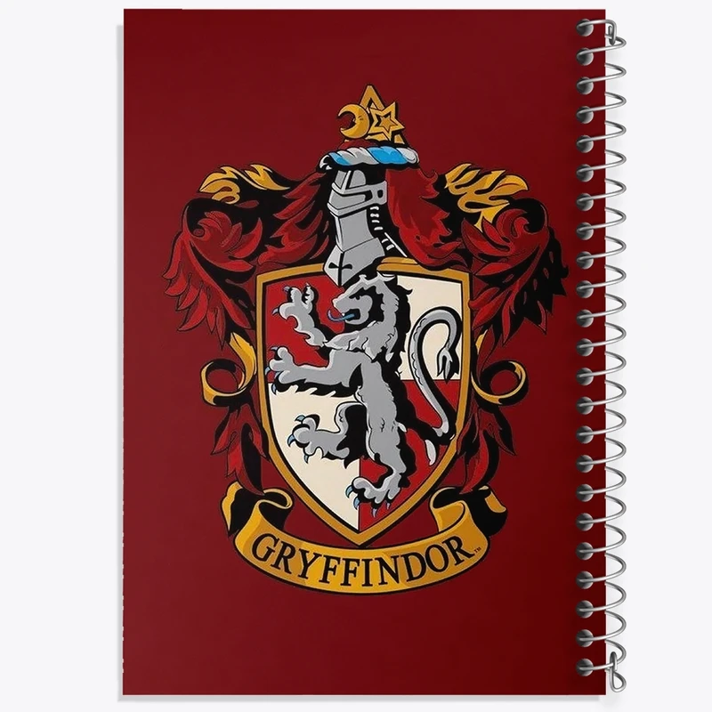 دفتر طراحی 50 برگ خندالو طرح گریفیندور هری پاتر Harry Potter  کد 19357